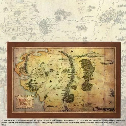 LE HOBBIT - Carte de la Terre du Milieu-0