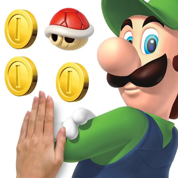 Stickers - lettres adhesives Roommates - RMK5223GM - Sticker Geant Super Mario Bros. et Luigi repositionnable-2