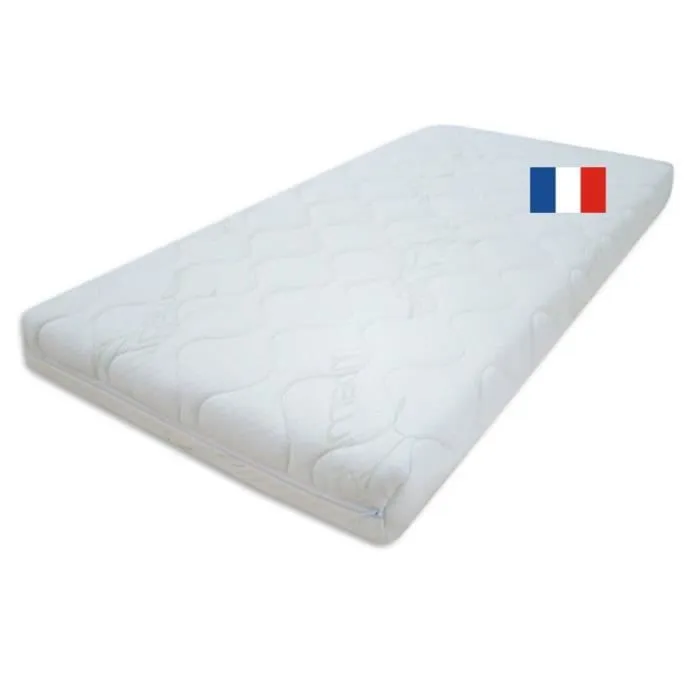 Matelas 60x120 cm Climatisé Double Face Lit bébé Lit Parapluie-0
