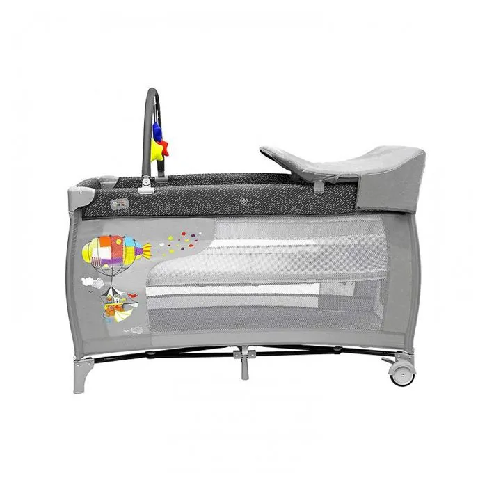 Lit de voyage - ASALVO - Mix Plus Zeppelin - Poids jusqu'à 15 kg - Dimensions 24x23x78cm - Couleur Blanc-1