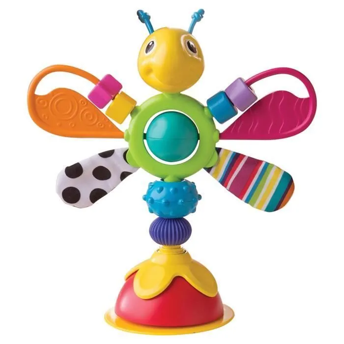 Hochet de table Freddie La Luciole - TOMY - L27243 - Jouet pour Chaise Haute - Bébé-0