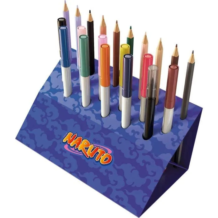 Magic Lign - LANSAY - Coffret Repro Naruto - 100 illustrations - Dès 7 ans-1