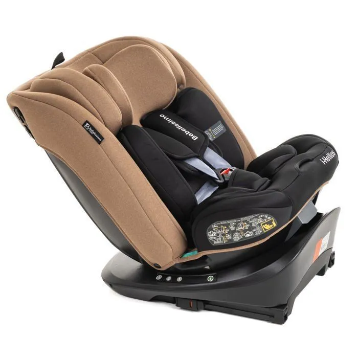 BEBELISSIMO - Siège auto Isofix - pivotant 360 ° -  40-150cm - (0-36kg) - Hellios  - beige/noir- R129 i-size-4