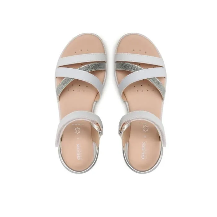 Sandales - GEOX - Karly - Enfant - Blanc - Scratch - Synthétique-3