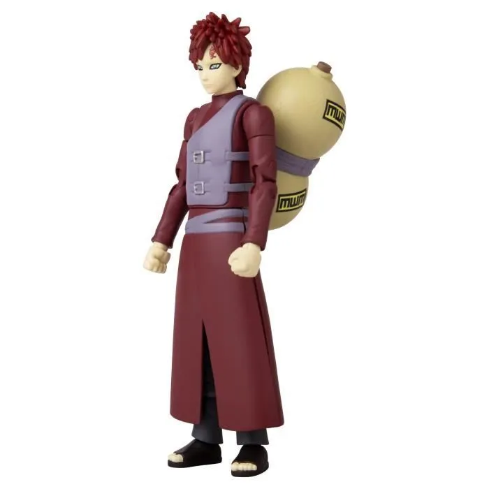 Figurine Anime Heroes Gaara - BANDAI Naruto Shippuden - 17 cm - 16 points d'articulation-1