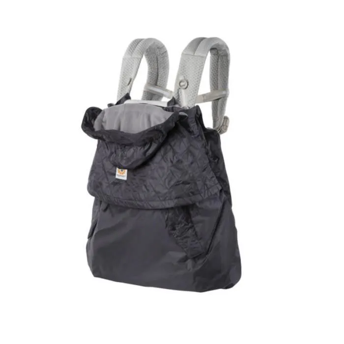 Porte-bébé hiver COCON METEO - ERGOBABY - Ergonomique - Blanc - Ventrale face au porteur - Mixte-0