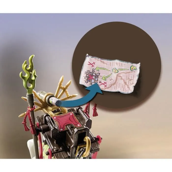 PLAYMOBIL - Novelmore - Sal'ahari Sands - Attaque squelette de mammouth - Mixte - Enfant - Gris-3