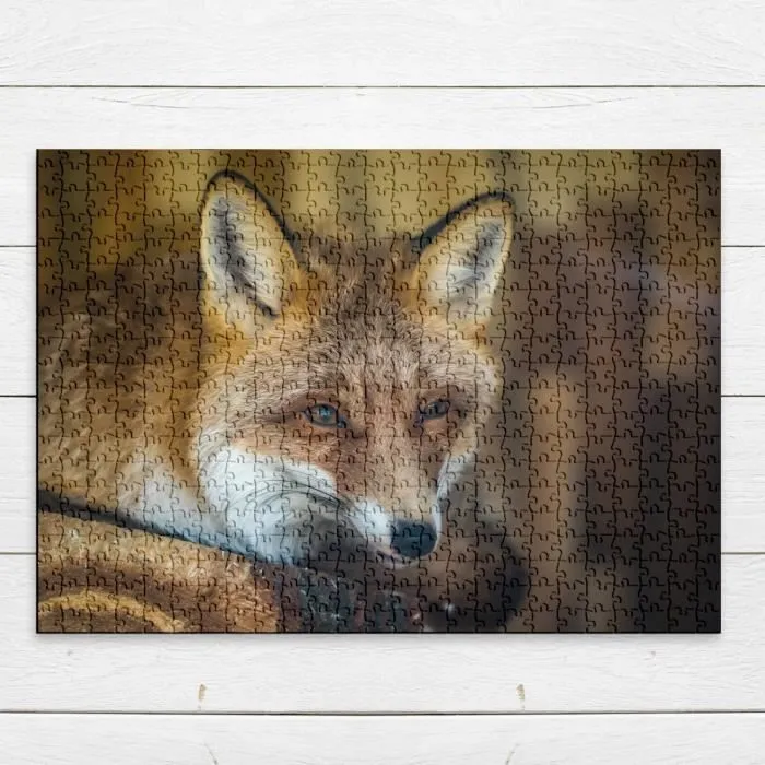 Puzzle Classique 500 pièces Renard Roux au Réveille Vie Sauvage Animaux - FABULOUS - Adulte - Pièces uniques-3