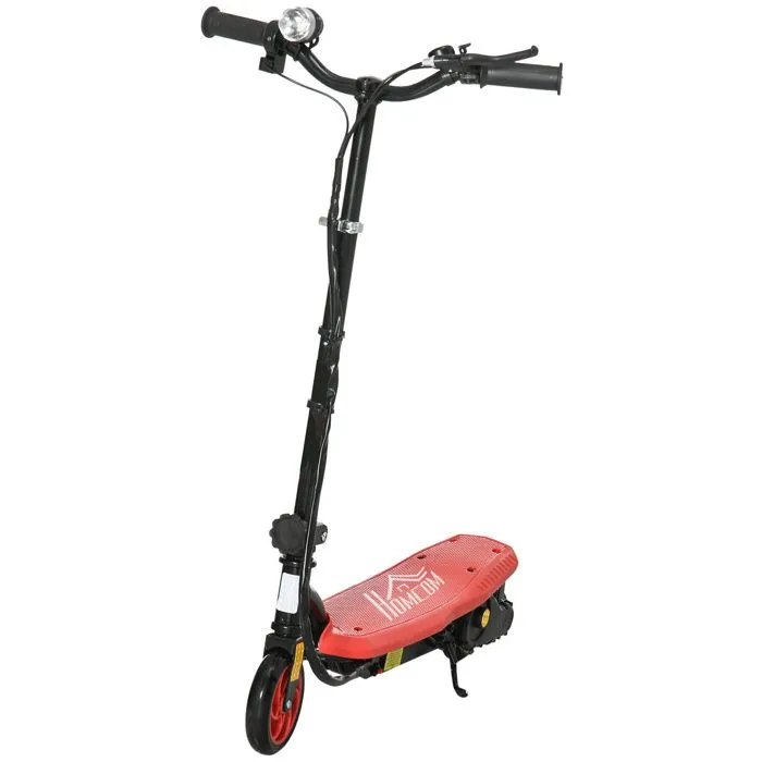 Trottinette électrique - HOMCOM - métal - 75 x 48 x 105 cm - rouge-0