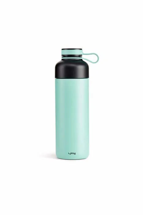 Glaciere - sac isotherme - accumulateur de froid Lékué - 0302550Z07 - Lekue Bouteille Isotherme To Go, Turquoise, 500 ml-0