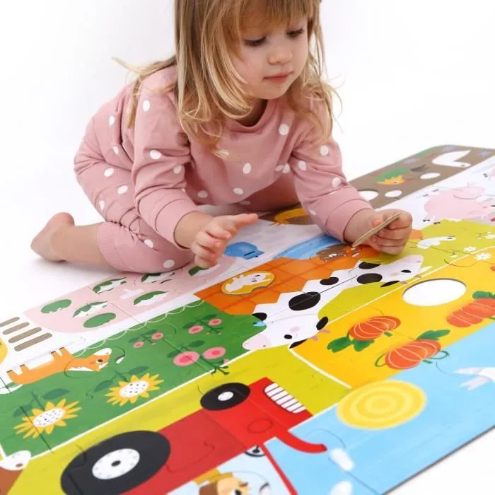 Banana Panda Puzzle Super Taille Match la Ferme Amusant 2+-2