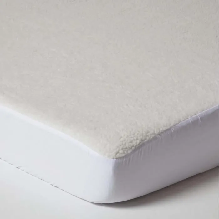 Protège matelas polaire pour lit bébé, 70 x 140 cm, Lot de 2-0