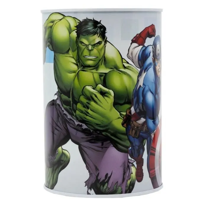 Tirelire métal enfant Avengers - rojo y azul - 10x15x10 cm-2