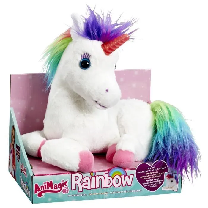 Crayola - Rainbow, ma licorne magique - Peluche à fonction - Sons et Lumières-1