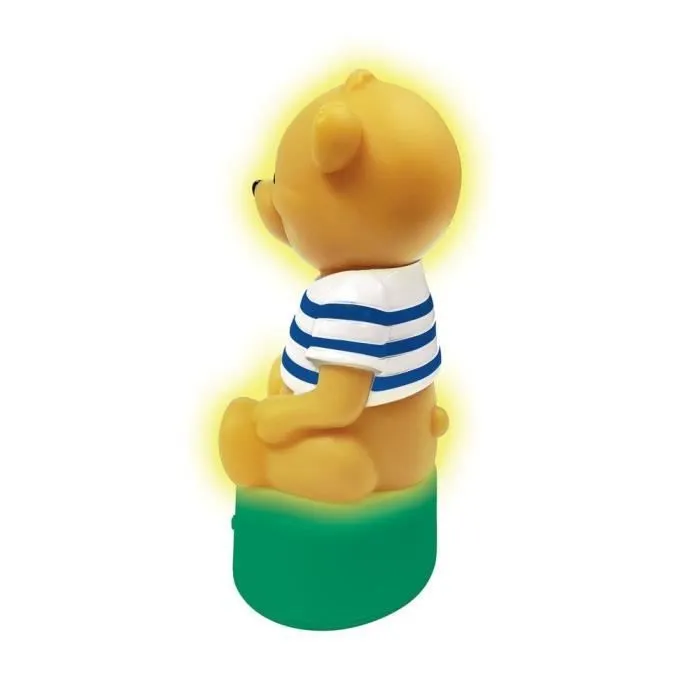 Compteur d’histoires Ourson en 3D avec veilleuse, musiques et variation de couleurs 17cm (Français)-3