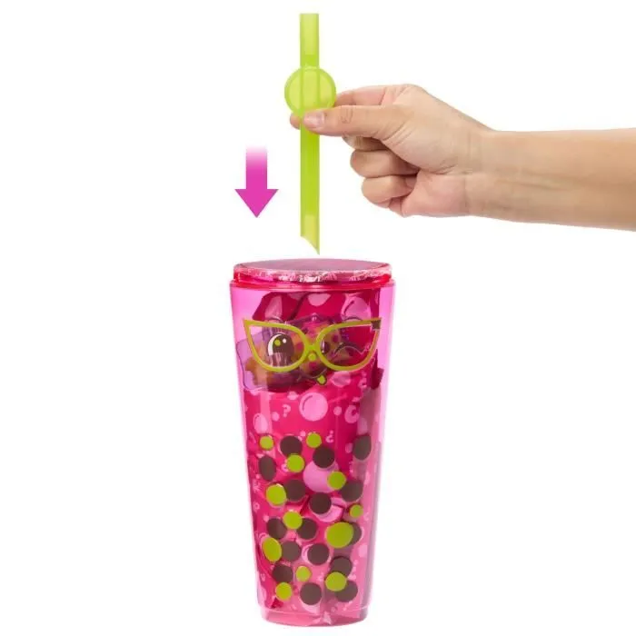 Barbie-Pop Reveal-Poupée parfumée série Bubble Tea avec accessoires HTJ20-1