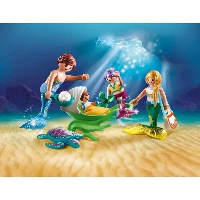 PLAYMOBIL - 70100 - Magic Les Sirènes - Famille de sirènes-2