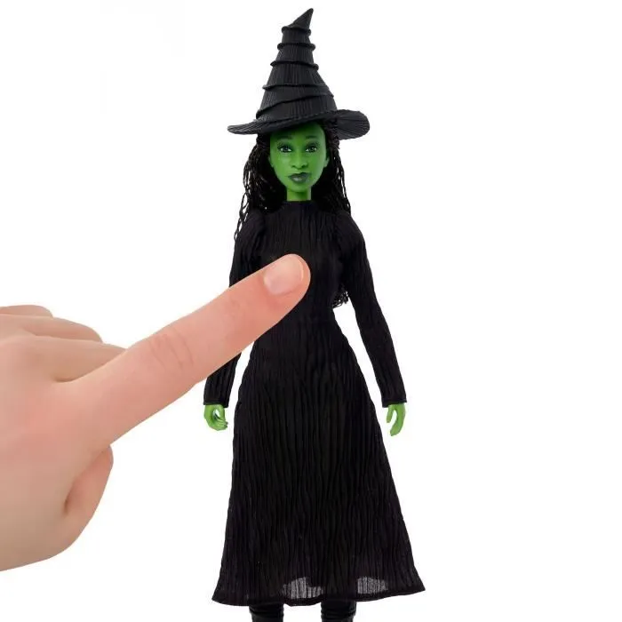 Mattel-Wicked-Poupée Elphaba chantante avec habillages et accessoires - Wicked - HYM40-7