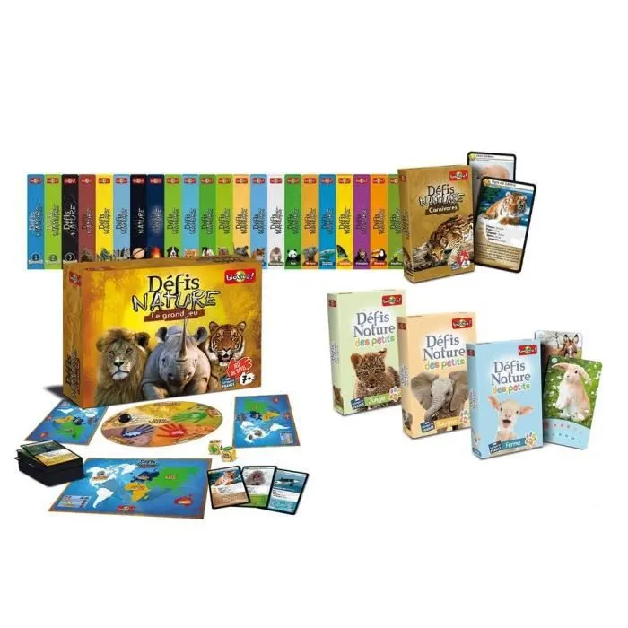 BIOVIVA Défis Nature - Espace - Jeu de cartes pour enfants à partir de 7 ans-0