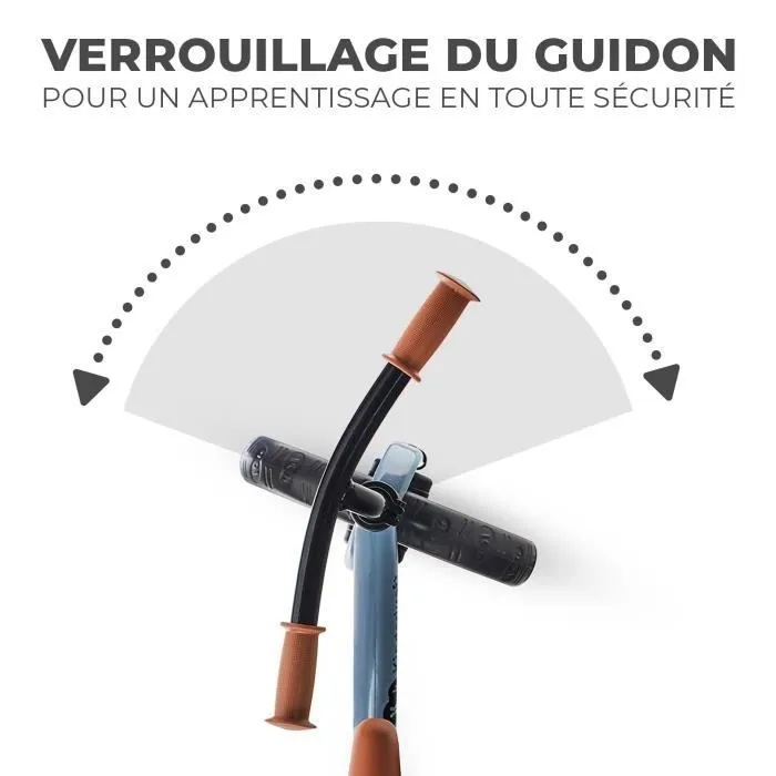 Draisienne KINDERKRAFT 2WAY NEXT - Cadre bas - Roues en mousse - Bleu-2