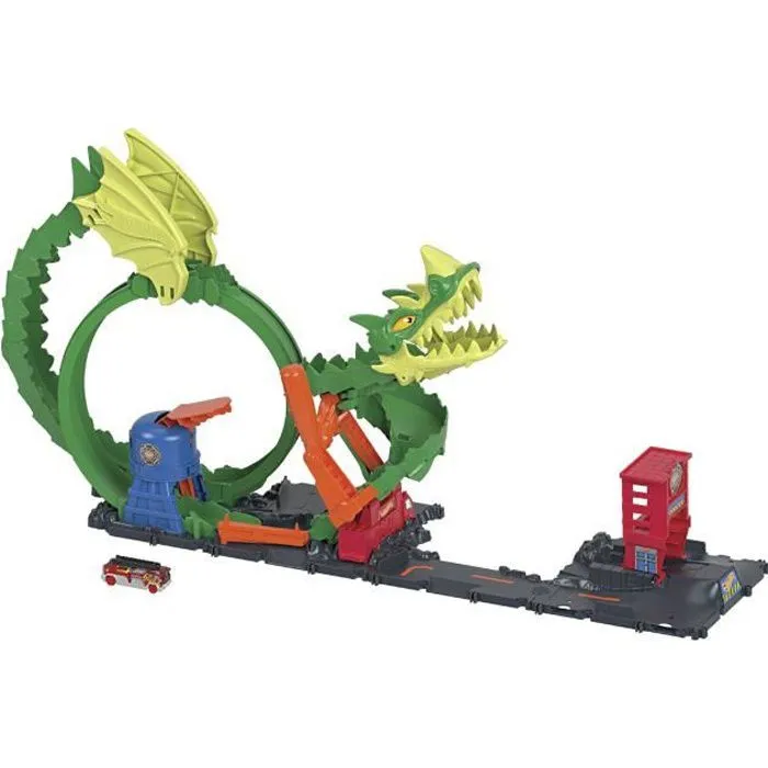 Hot Wheels - Coffret Attaque Du Dragon - Playset-0