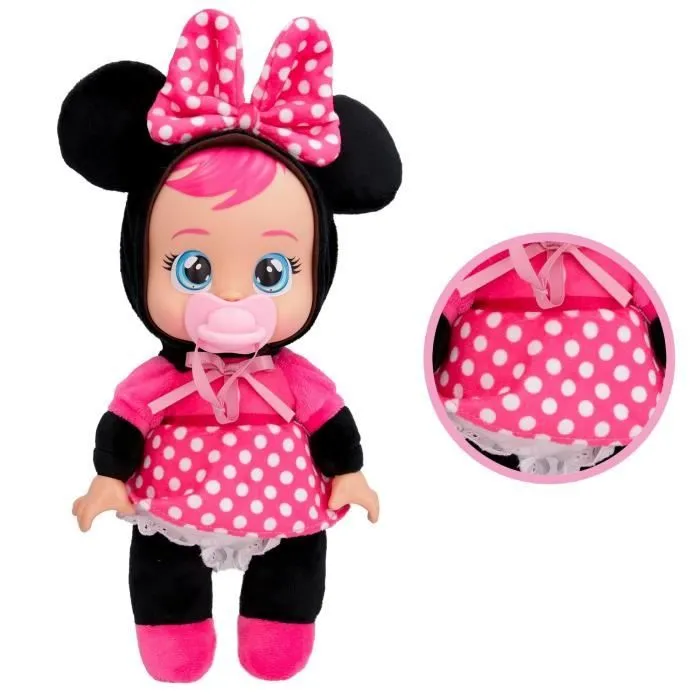 Cry Babies Tiny Cuddles Disney Minnie - IMC Toys - 917910 - Poupons à fonctions-4