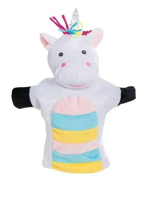 ROBA Set de 4 Marionnettes à Main en Peluche - pour Théâtre de Guignol-3