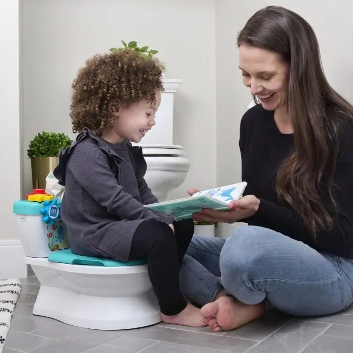 BABY EINSTEIN Mini Toilette enfant avec Réducteur de Toilette inclus, Chasse d'eau musicale-7