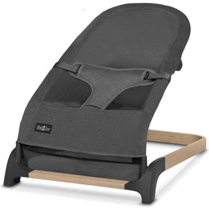 Transat bébé Mila couleur anthracite et bois-0