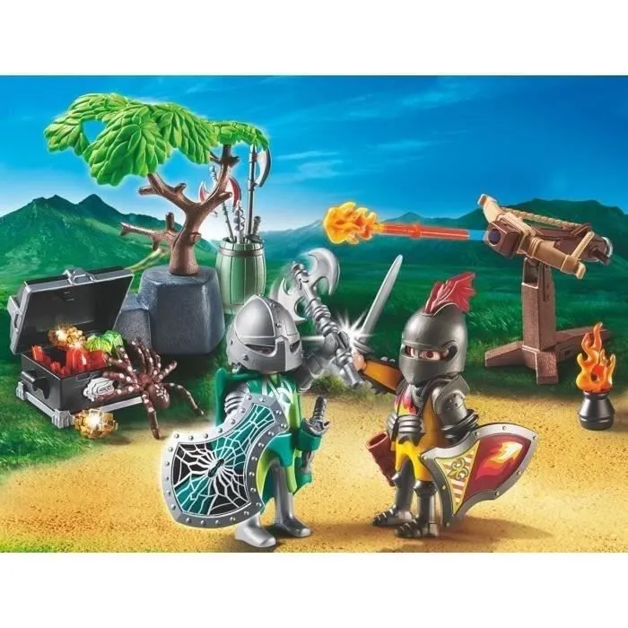 PLAYMOBIL 70036 - Novelmore - StarterPack Duel de Chevaliers - Arbalète - 39 pièces - Enfant-2