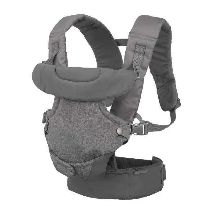 Porte bébé Flip ergonomique 4 en 1 gris - INFANTINO - Flip ergonomique 4 en 1 - Polyester - De 3,6 à 14,5 kg-1