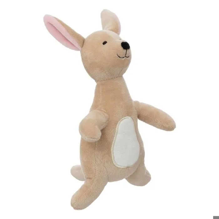 Peluche XL kangourou "Blake" H63cm beige - Atmosphera createur d'interieur - Beige-2