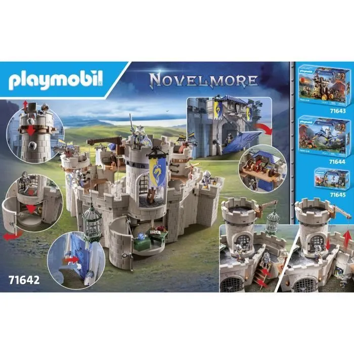 PLAYMOBIL 71642 Citadelle Novelmore, Novelmore, Les Chevaliers, 256 pièces, Dès 4 ans-7