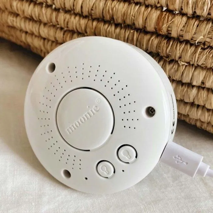 Veilleuse Moonie - Ours douceur sons & lumières - Gris - Rechargeable USB-2