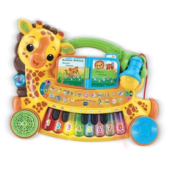 VTECH JUNGLE ROCK - MON PIANO GIRAFE-0