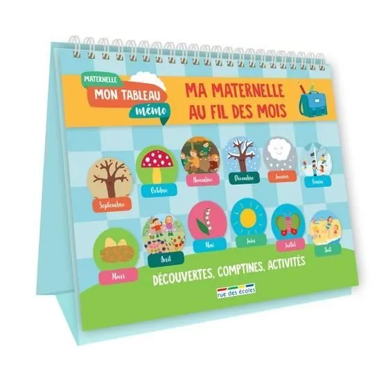 Ma maternelle au fil des mois - Découvertes, comptines, activités-0