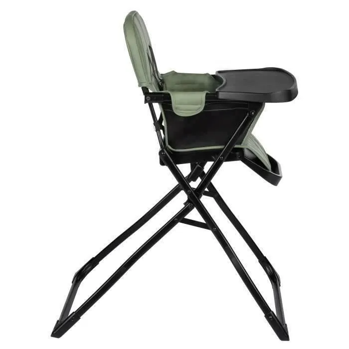 BEBECONFORT LILY Chaise haute bébé, ultra compacte et légère, confort optimal, de 6 mois à 3 ans, jusqu'à 15 kg, Mineral green-7
