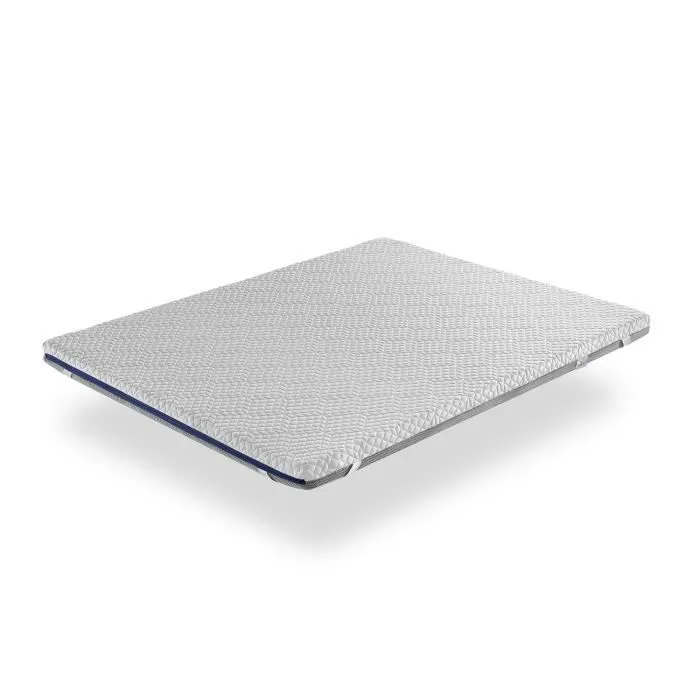 Sur matelas 90X190 JENO, Epaisseur 8 CM, Dehoussable, Moussee a memoire et adaptable. Fermeté 3-5 Moyenne-0