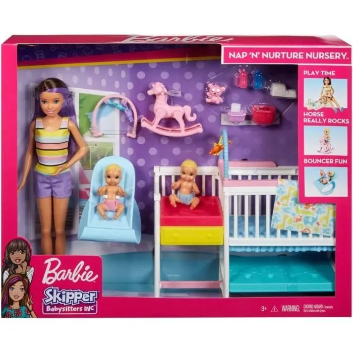 BARBIE Skipper baby-sitter La Chambre des Jumeaux-4
