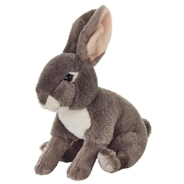 Peluche - National Geographic - Lapin câlin - 24 cm - Brun - Pour enfants à partir de 4 ans-0
