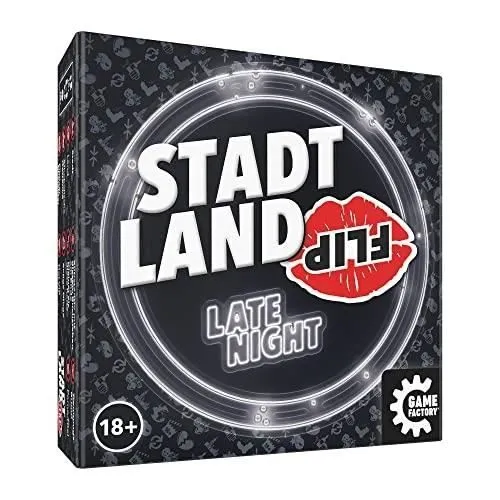 GAME FACTORY 646311 CITY LAND FLIP LATE NIGHT, JEU DE MOTS SUPER RAPID-0
