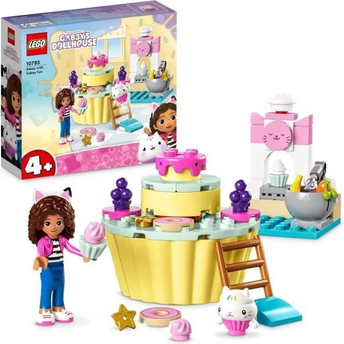 LEGO® Gabby et la Maison Magique 10785 Praline et P’tichou S’Amusent, Jouet avec Figurines Chat-0
