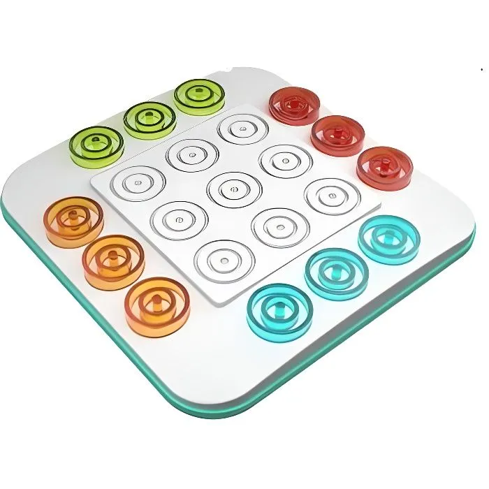 Jeu de société - SPIN MASTER - 6061050 - Otrio - Jeu d'alignement - Stratégie - 2 joueurs ou plus-0