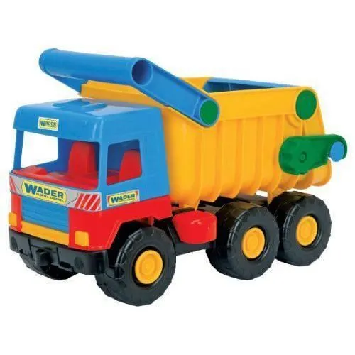 Camion Benne - Wader - 32051 - 38 cm - 3 essieux - Couleur assortie-0