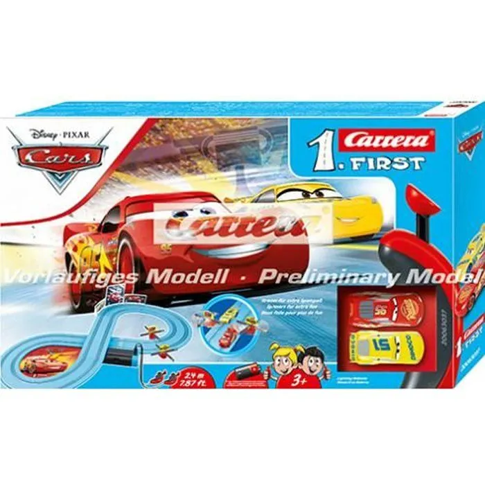 Circuit de course électrique Disney Cars - CARRERA FIRST - A partir de 3 ans-0
