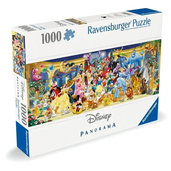 Puzzle 1000 pièces photo de groupe Disney, Panorama, Adultes et enfants dès 14 ans, 12000444, Ravensburger-3