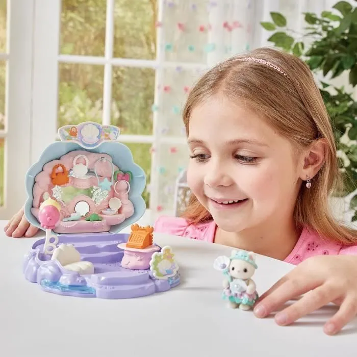 Coffret Boutique - SYLVANIAN FAMILIES - Boutique des Sirènes - Accessoires et Poignée Intégrée-3