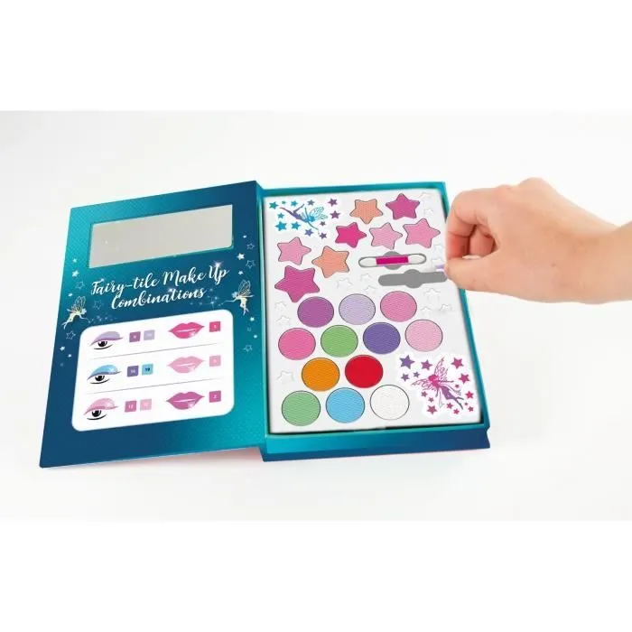 Clementoni - Palette de maquillage Fairy Style - Crazy Chic - Coffret fille avec miroir intégré-0