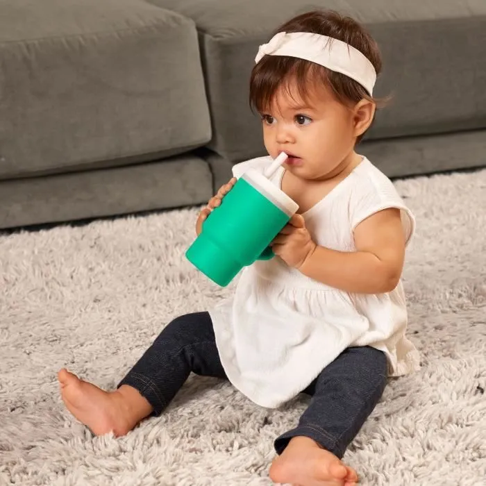 Ma première tasse - INFANTINO - Silicone - Vert sapin-2