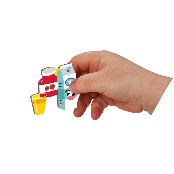Jeu éducatif magnétique en carton - JANOD - Magnéti'book j'apprends l'heure - 75 magnets - Dès 3 Ans-4